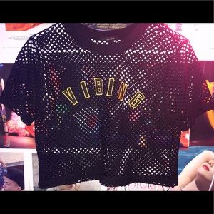 Graphic “vibing” tee, Forever 21